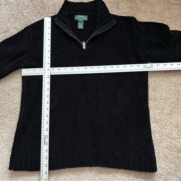 Ralph Lauren Petite Quarter Zip Sweater - Picture 4 of 6
